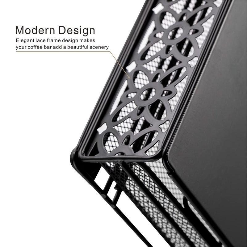 Flagship Coffee Pod Storage Drawer, Organizer for Keurig (42 Pods, Iron) - Image 3